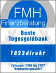 1822direkt - beste Tagesgeld Bank 2009 - FMH