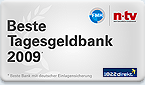 Beste Tagesgeld Bank 2009