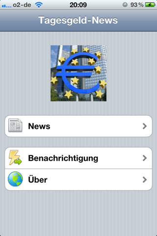 Tagesgeld-News.de App Übersicht