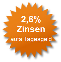 Bank of Scotland Tagesgeld 2,60