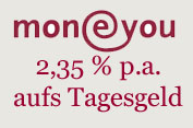 MoneYou Tagesgeld August 2012