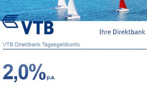 VTB Direktbank senkt Zinssatz beim Tagesgeldkonto