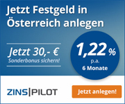 Neu bei Tagesgeld-News: ZINSPILOT mit 60€ Werbeprämie für Bestands- und Neukunden